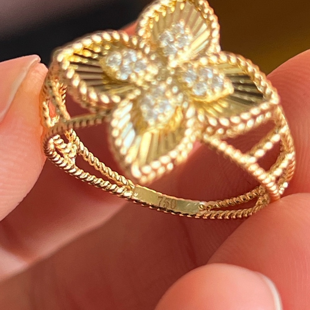 18k gold Necklace and Ring Set - Picture 13 of 15